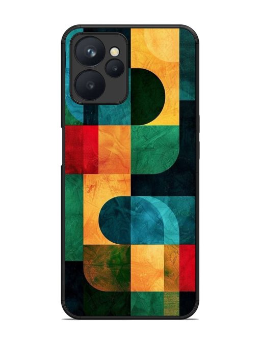 Geometric Harmony Glossy Soft Edge Case for Realme 9I (5G) Chachhi