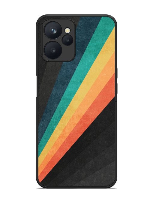 Retro Spectrum Glossy Soft Edge Case for Realme 9I (5G) Chachhi