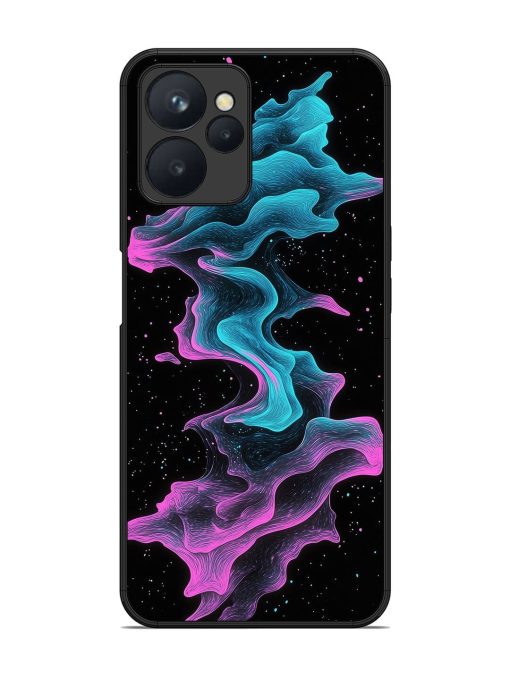 Cosmic Currents Glossy Soft Edge Case for Realme 9I (5G) Chachhi