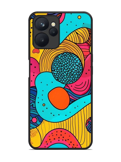 Psychedelic Patterns Glossy Soft Edge Case for Realme 9I (5G) Chachhi