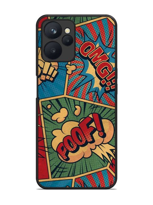 Comic Book Chaos Glossy Soft Edge Case for Realme 9I (5G) Chachhi