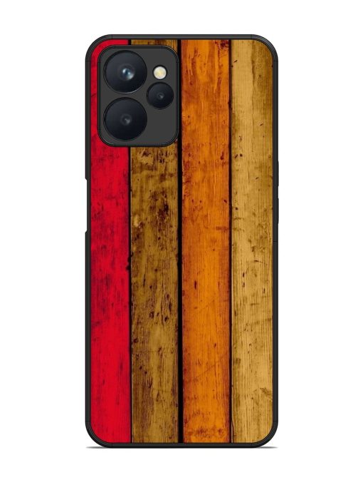 Colorful Woodgrain Glossy Soft Edge Case for Realme 9I (5G)