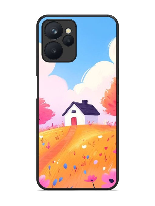 Hilltop Haven Glossy Soft Edge Case for Realme 9I (5G) Chachhi