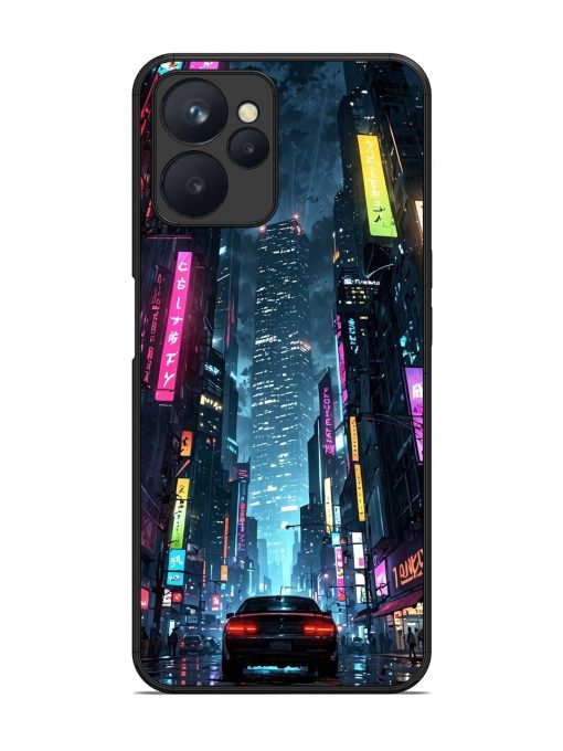 Neon Nightscape Glossy Soft Edge Case for Realme 9I (5G) Chachhi