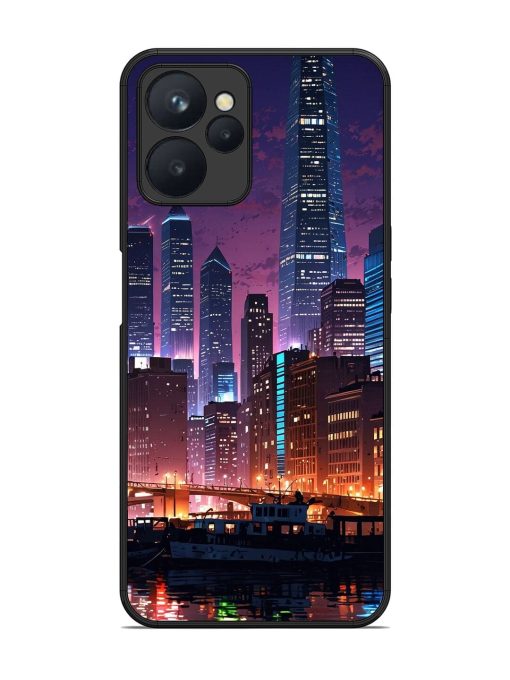 Neon Nightscape Glossy Soft Edge Case for Realme 9I (5G) Chachhi