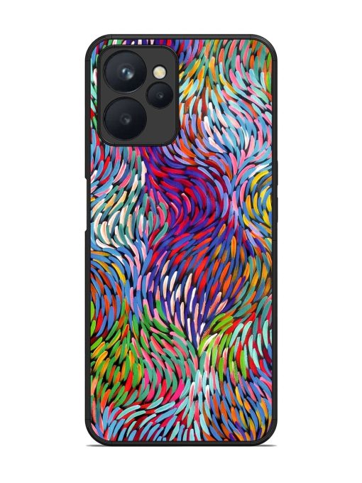 Vibrant Waves Glossy Soft Edge Case for Realme 9I (5G)