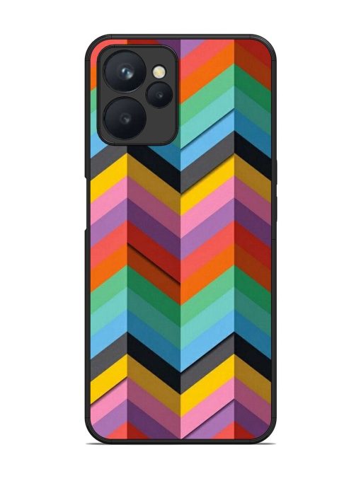 Colorful Zigzag Glossy Soft Edge Case for Realme 9I (5G) Chachhi