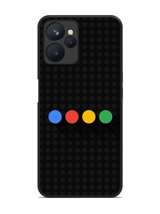 Google Dots Glossy Soft Edge Case for Realme 9I (5G) Chachhi