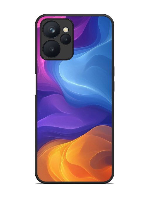 Cosmic Currents Glossy Soft Edge Case for Realme 9I (5G) Chachhi