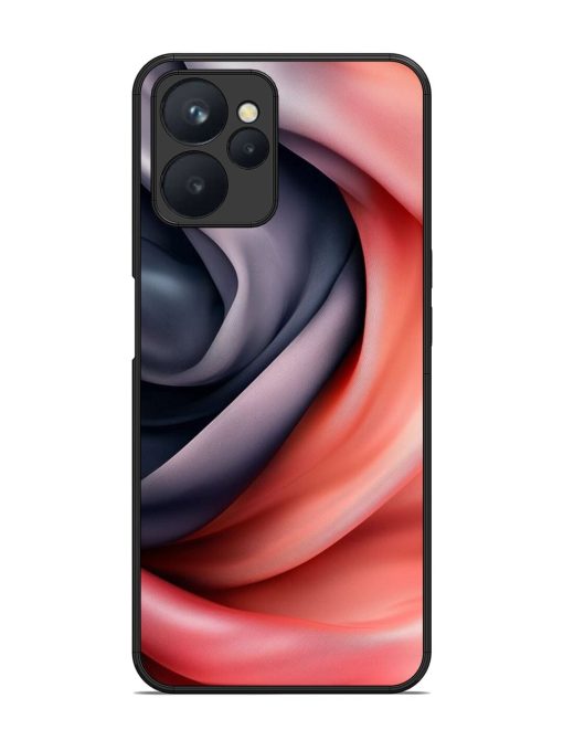 Swirling Silk Glossy Soft Edge Case for Realme 9I (5G) Chachhi