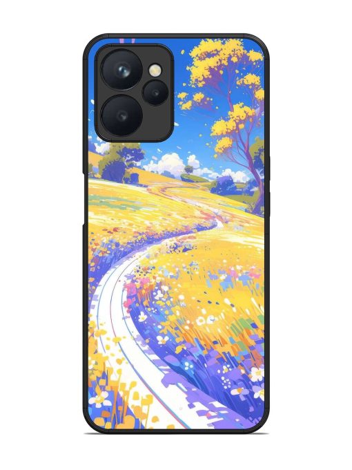 Vibrant Spring Meadow Glossy Soft Edge Case for Realme 9I (5G) Chachhi