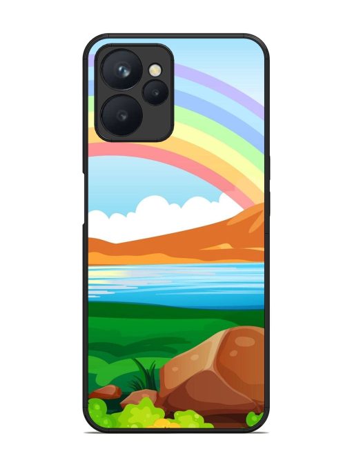 Rainbow Over The Lake Glossy Soft Edge Case for Realme 9I (5G) Chachhi