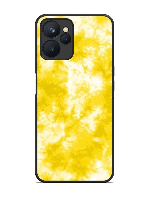 Golden Tie-Dye Twirl Glossy Soft Edge Case for Realme 9I (5G)