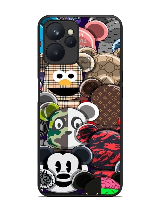 Streetwear Bearbrick Extravaganza Glossy Soft Edge Case for Realme 9I (5G) Chachhi