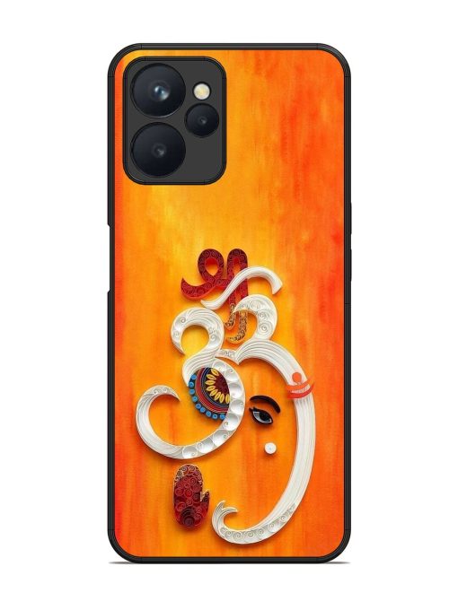 Ganesha In Quilling Art Glossy Soft Edge Case for Realme 9I (5G) Chachhi