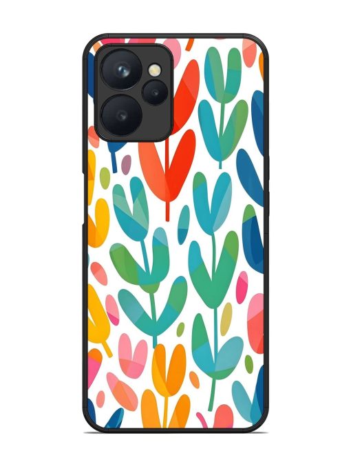 Rainbow Of Blooms Glossy Soft Edge Case for Realme 9I (5G) Chachhi