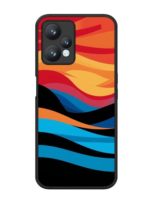 Blazing Currents Glossy Soft Edge Case for Realme 9 Pro (5G) Chachhi