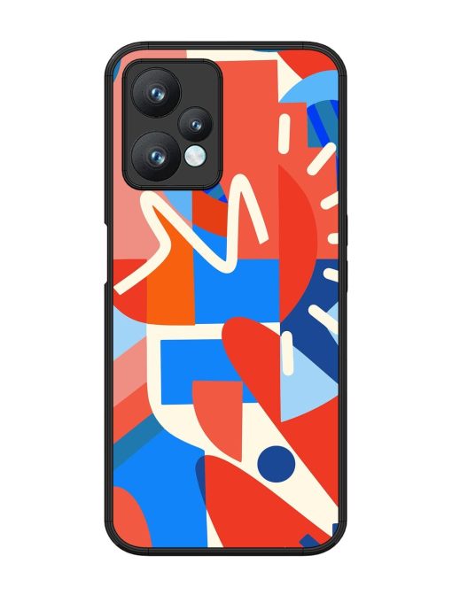 Abstract Harmony Glossy Soft Edge Case for Realme 9 Pro (5G) Chachhi