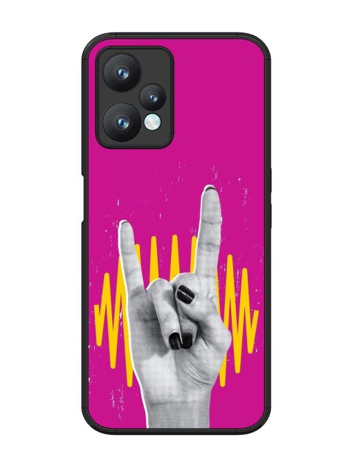 Rock Hand Glossy Soft Edge Case for Realme 9 Pro (5G) Chachhi