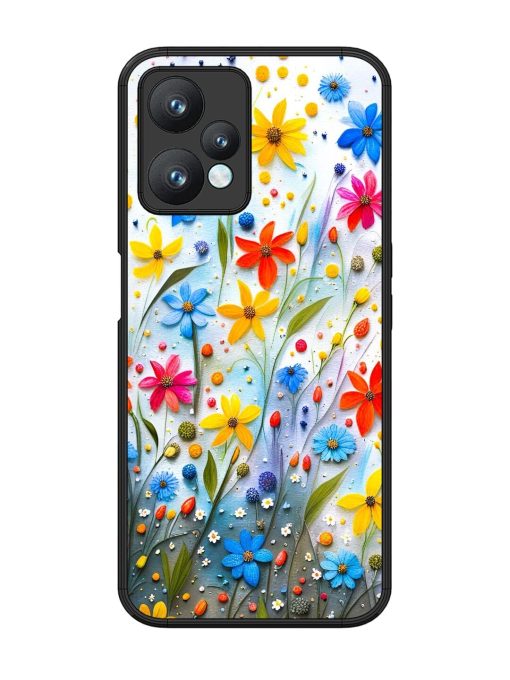 Vibrant Floral Glossy Soft Edge Case for Realme 9 Pro (5G) Chachhi