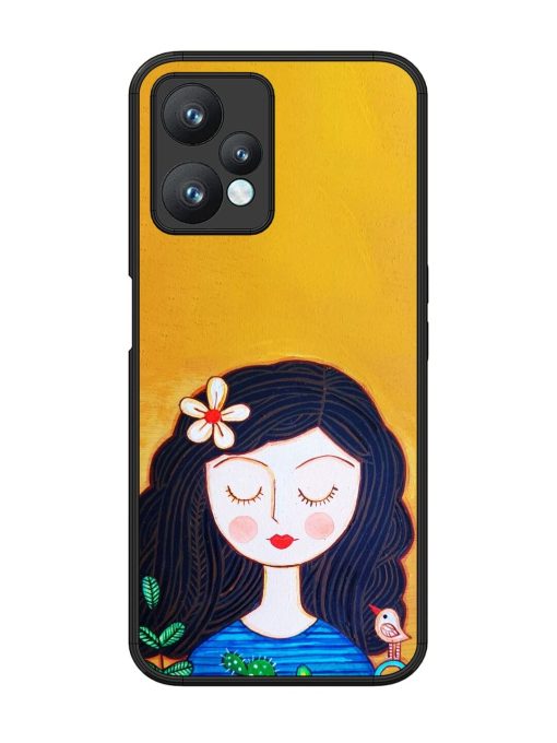 Girl Illustration Glossy Soft Edge Case for Realme 9 Pro (5G) Chachhi