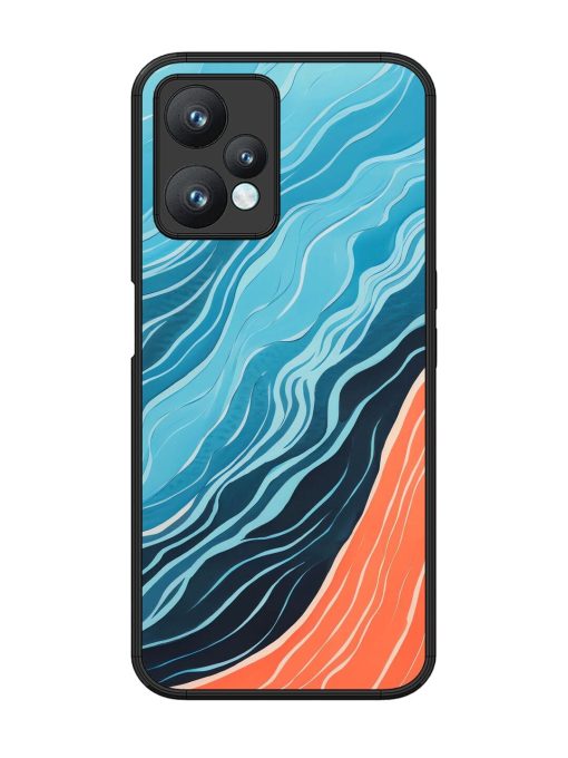 Oceanic Divide Glossy Soft Edge Case for Realme 9 Pro (5G) Chachhi