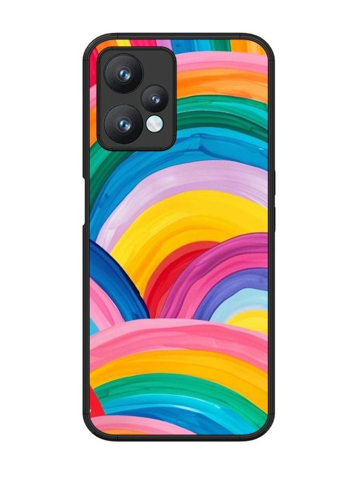 Rainbow Symphony Glossy Soft Edge Case for Realme 9 Pro (5G) Chachhi