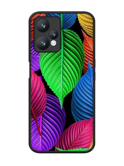 Rainbow Leaf Symphony Glossy Soft Edge Case for Realme 9 Pro (5G) Chachhi