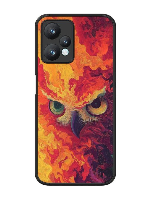 Fiery Owl Glossy Soft Edge Case for Realme 9 Pro (5G) Chachhi