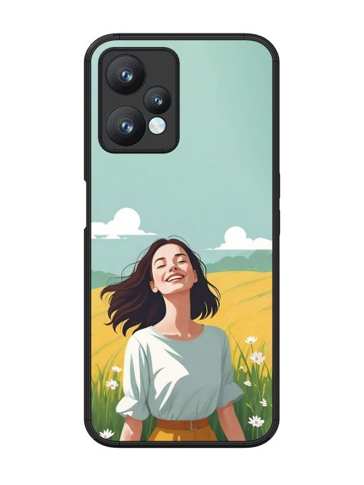 Girl Graffiti Glossy Soft Edge Case for Realme 9 Pro (5G) Chachhi