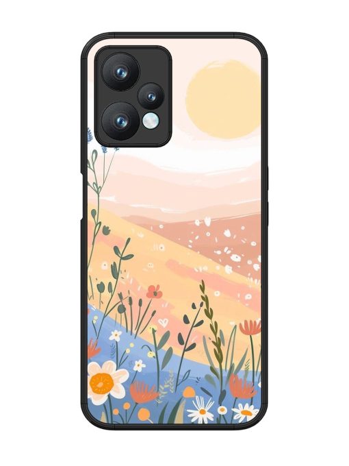 Golden Hour Blooms Glossy Soft Edge Case for Realme 9 Pro (5G) Chachhi