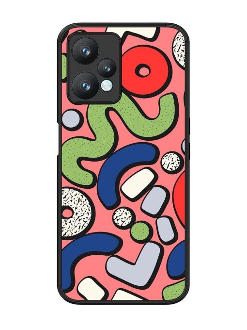 Groovy Geometric Shapes Glossy Soft Edge Case for Realme 9 Pro (5G) Chachhi