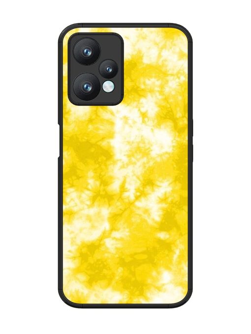 Golden Tie-Dye Twirl Glossy Soft Edge Case for Realme 9 Pro (5G) Chachhi