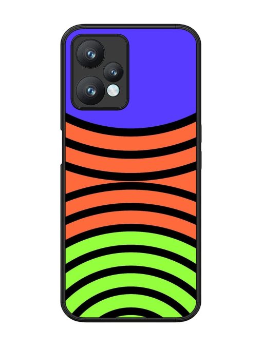 Psychedelic Stripe Symphony Glossy Soft Edge Case for Realme 9 Pro (5G) Chachhi