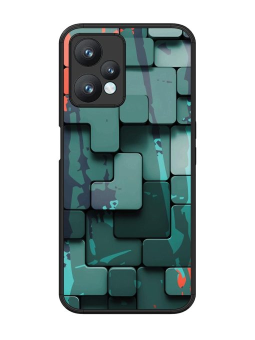 Abstract Geometric Mosaic Glossy Soft Edge Case for Realme 9 Pro (5G) Chachhi