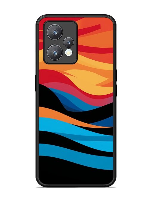 Blazing Currents Glossy Soft Edge Case for Realme 9 Pro Plus (5G) Chachhi