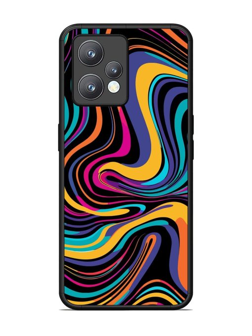 Psychedelic Swirl Glossy Soft Edge Case for Realme 9 Pro Plus (5G) Chachhi