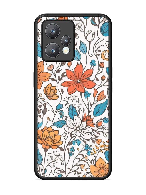 Floral Symphony Glossy Soft Edge Case for Realme 9 Pro Plus (5G)