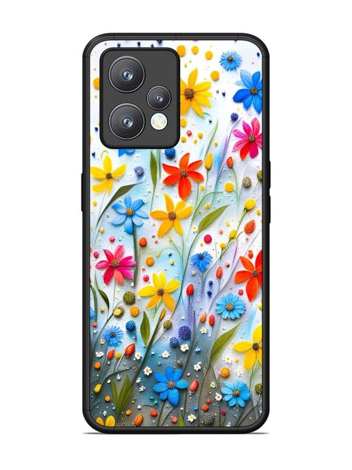 Vibrant Floral Glossy Soft Edge Case for Realme 9 Pro Plus (5G) Chachhi