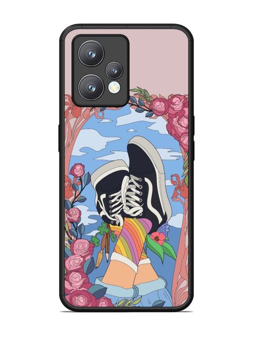 Floral Fantasy Glossy Soft Edge Case for Realme 9 Pro Plus (5G) Chachhi