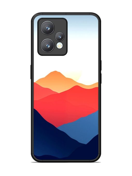 Sunset Peaks Glossy Soft Edge Case for Realme 9 Pro Plus (5G) Chachhi