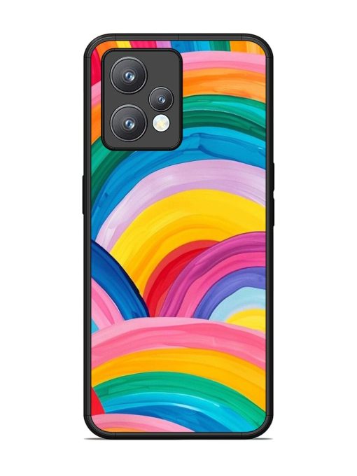 Rainbow Symphony Glossy Soft Edge Case for Realme 9 Pro Plus (5G) Chachhi