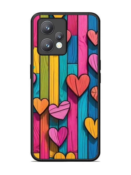 Rainbow Of Hearts Glossy Soft Edge Case for Realme 9 Pro Plus (5G) Chachhi