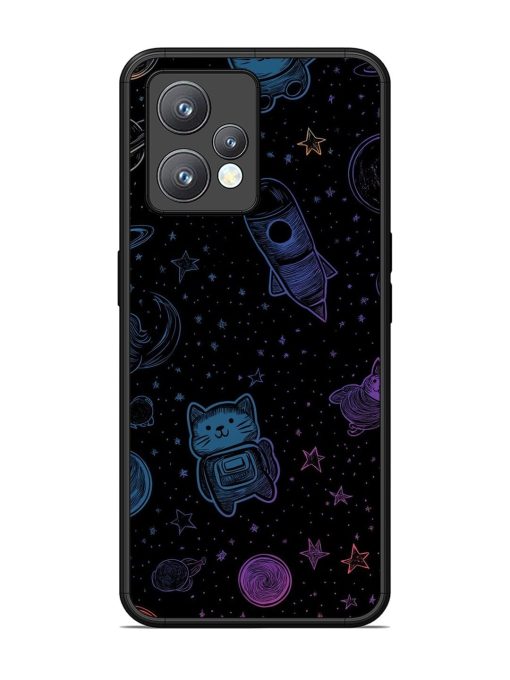 Cosmic Cat Chaos Glossy Soft Edge Case for Realme 9 Pro Plus (5G) Chachhi