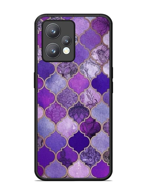 Purple Mosaic Magic Glossy Soft Edge Case for Realme 9 Pro Plus (5G) Chachhi