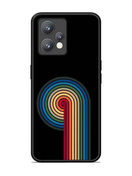 Rainbow Ripple Glossy Soft Edge Case for Realme 9 Pro Plus (5G) Chachhi