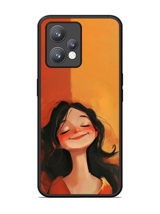 Neon Girl Glossy Soft Edge Case for Realme 9 Pro Plus (5G) Chachhi