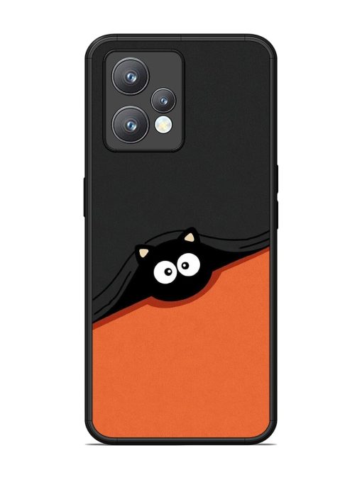 Peek-A-Boo Kitty Glossy Soft Edge Case for Realme 9 Pro Plus (5G) Chachhi