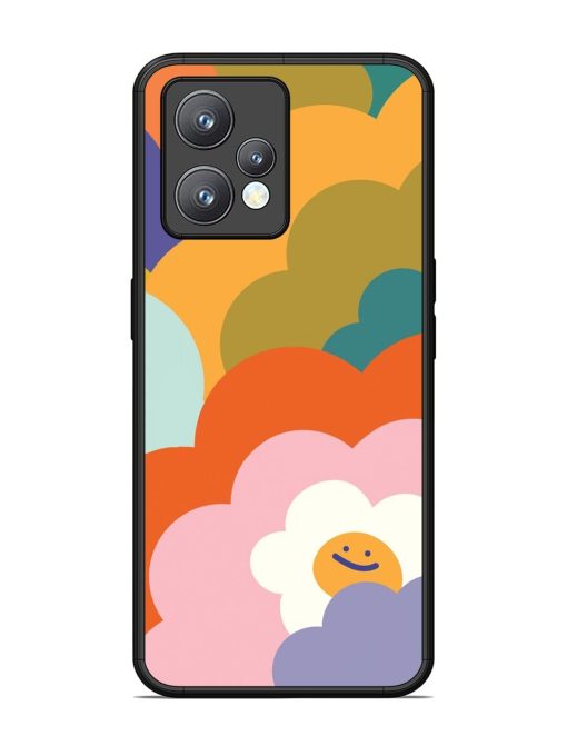 Happy Flower Power Glossy Soft Edge Case for Realme 9 Pro Plus (5G) Chachhi