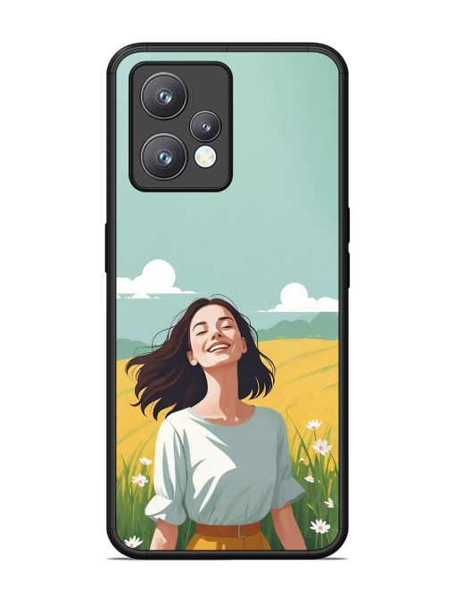 Girl Graffiti Glossy Soft Edge Case for Realme 9 Pro Plus (5G) Chachhi